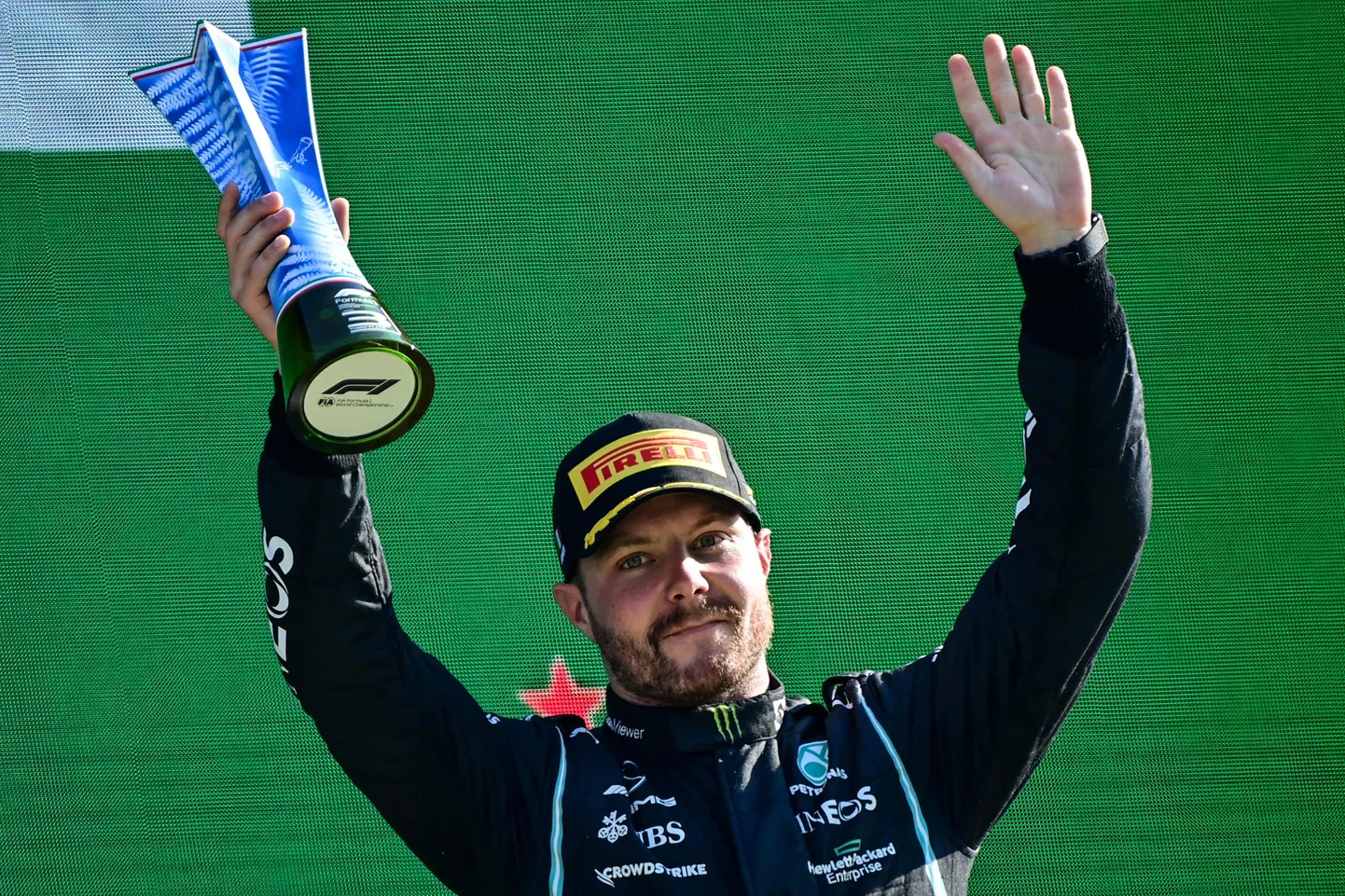 Vormelisõitja Valtteri Bottas.