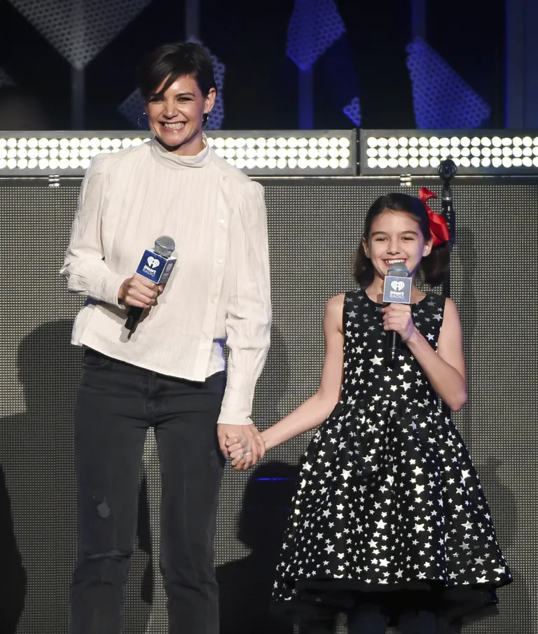 Katie Holmes ja Suri Cruise detsembris 2017