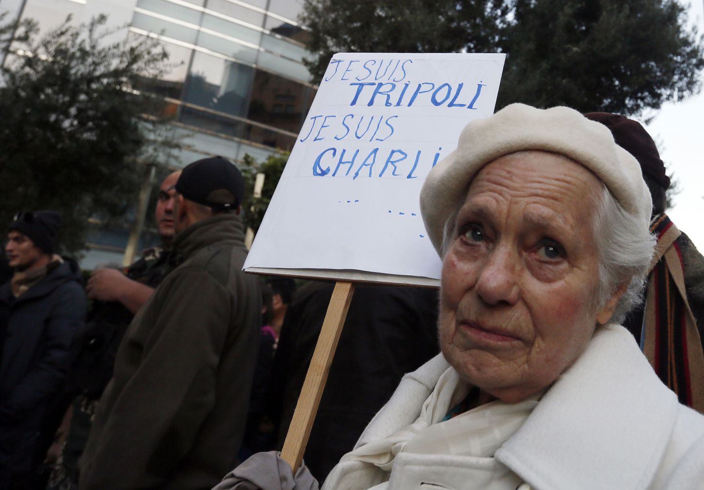 Terrorismivastane meeleavaldus Beirutis. «Mina olen Tripoli, mina olen Charlie», teatab loosung.