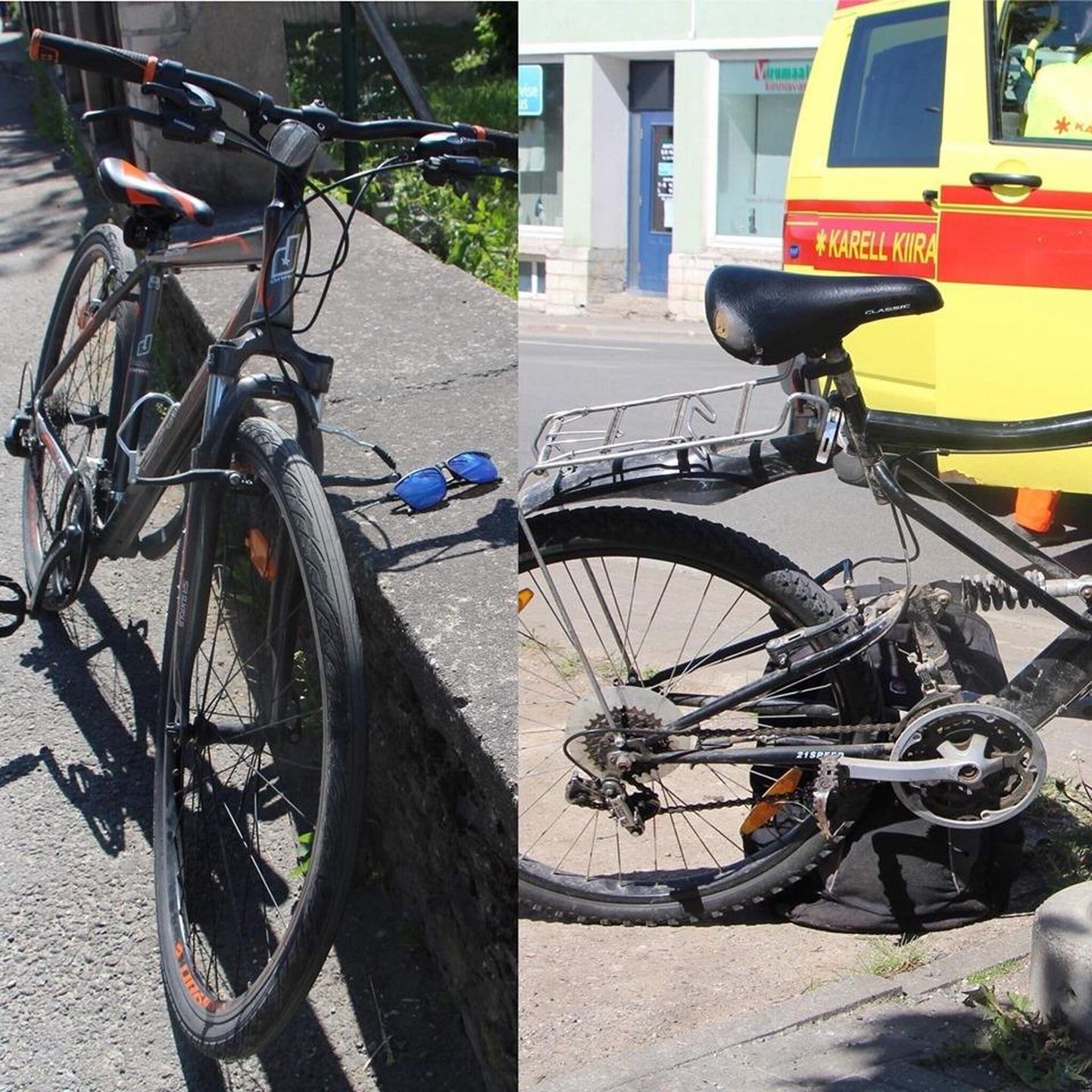 Esimesed jalgratturid maakonnas on juba sattunud liiklusõnnetusse.