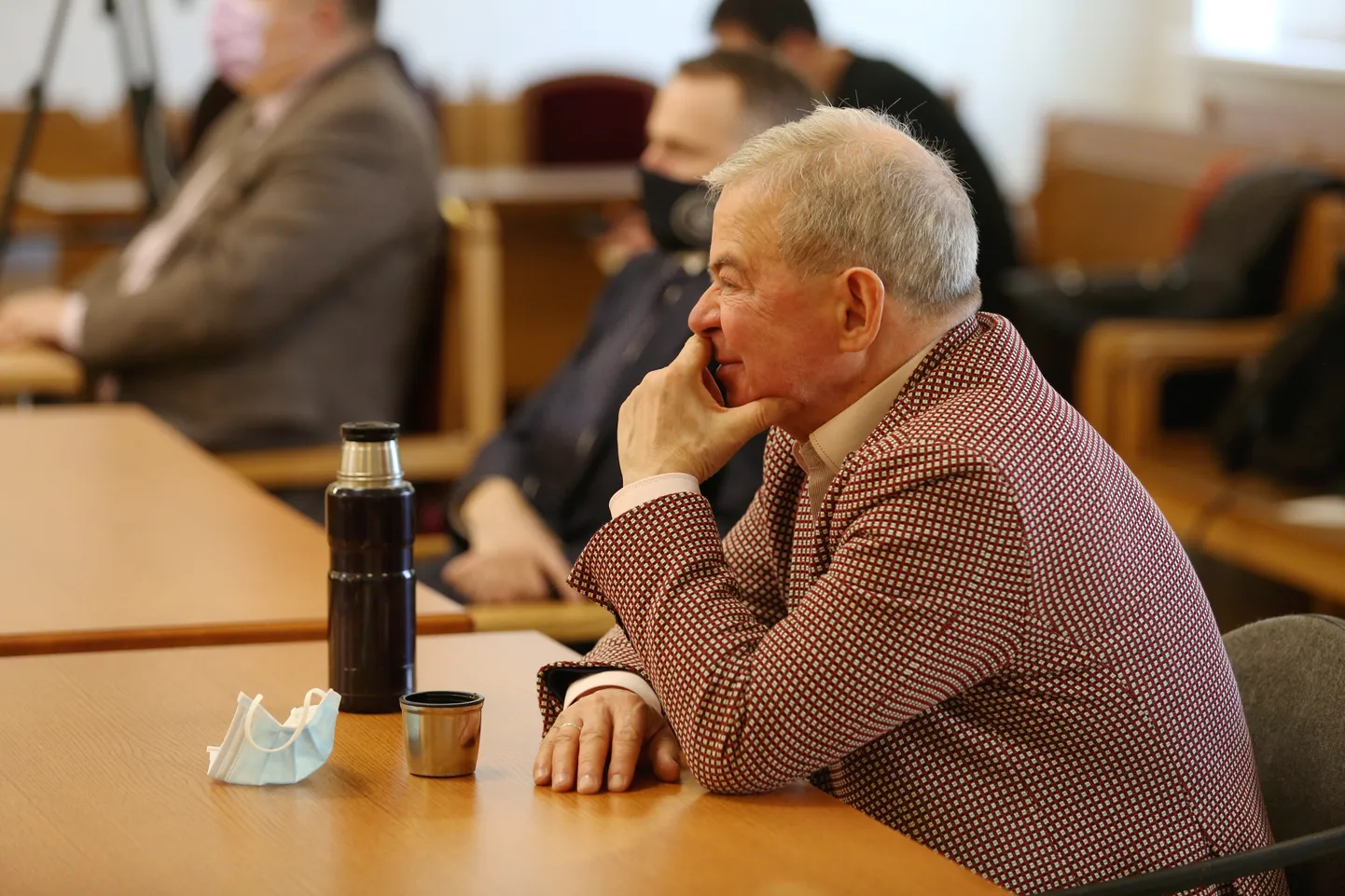 Айвар Лембергс в зале суда