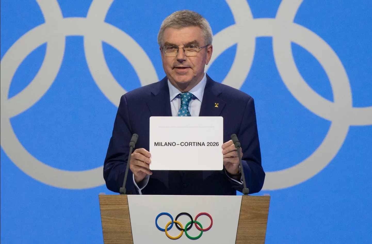 Starptautiskās Olimpiskās komitejas (SOK) prezidents Tomass Bahs.
