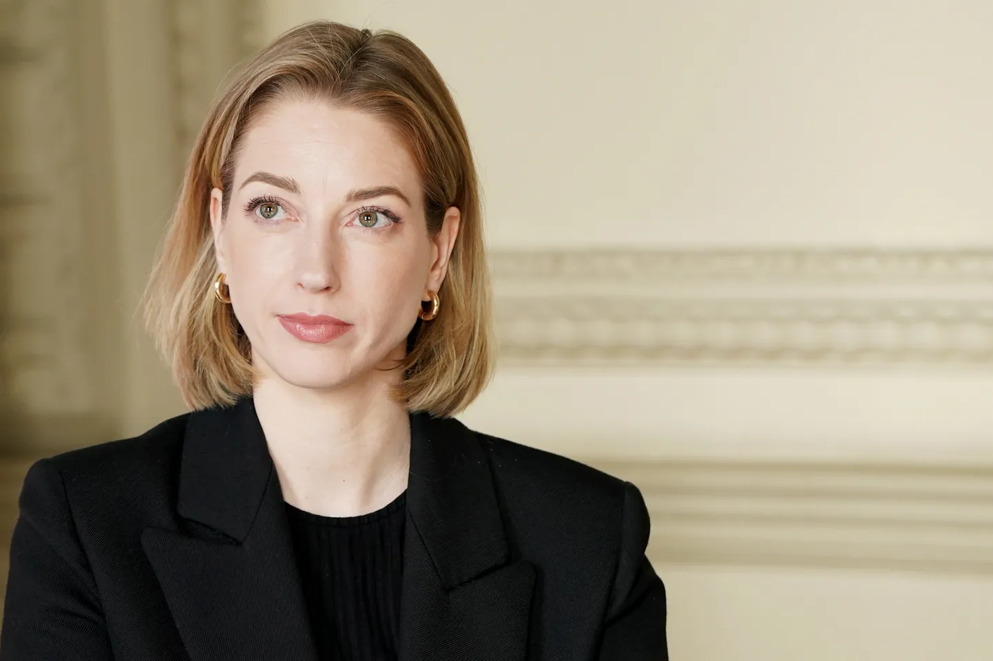 Kultūras ministre Agnese Lāce piedalās preses konferencē, kurā informē par jaunākā Kultūras patēriņa un līdzdalības pētījuma rezultātiem.