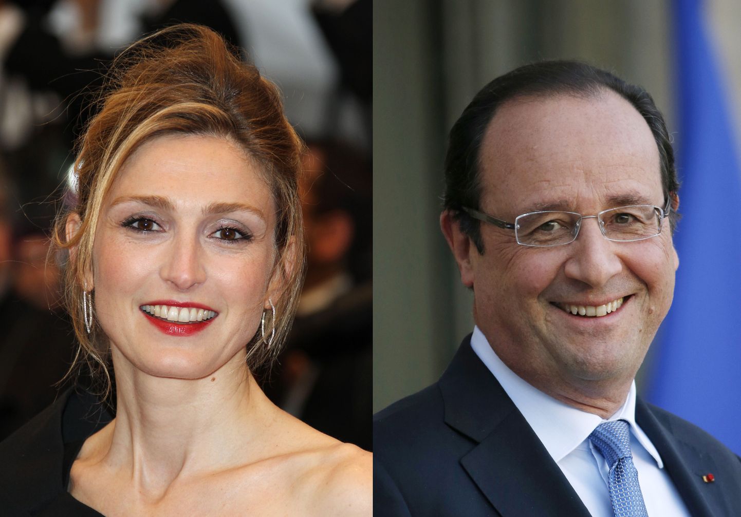 Julie Gayet ja Francois Hollande