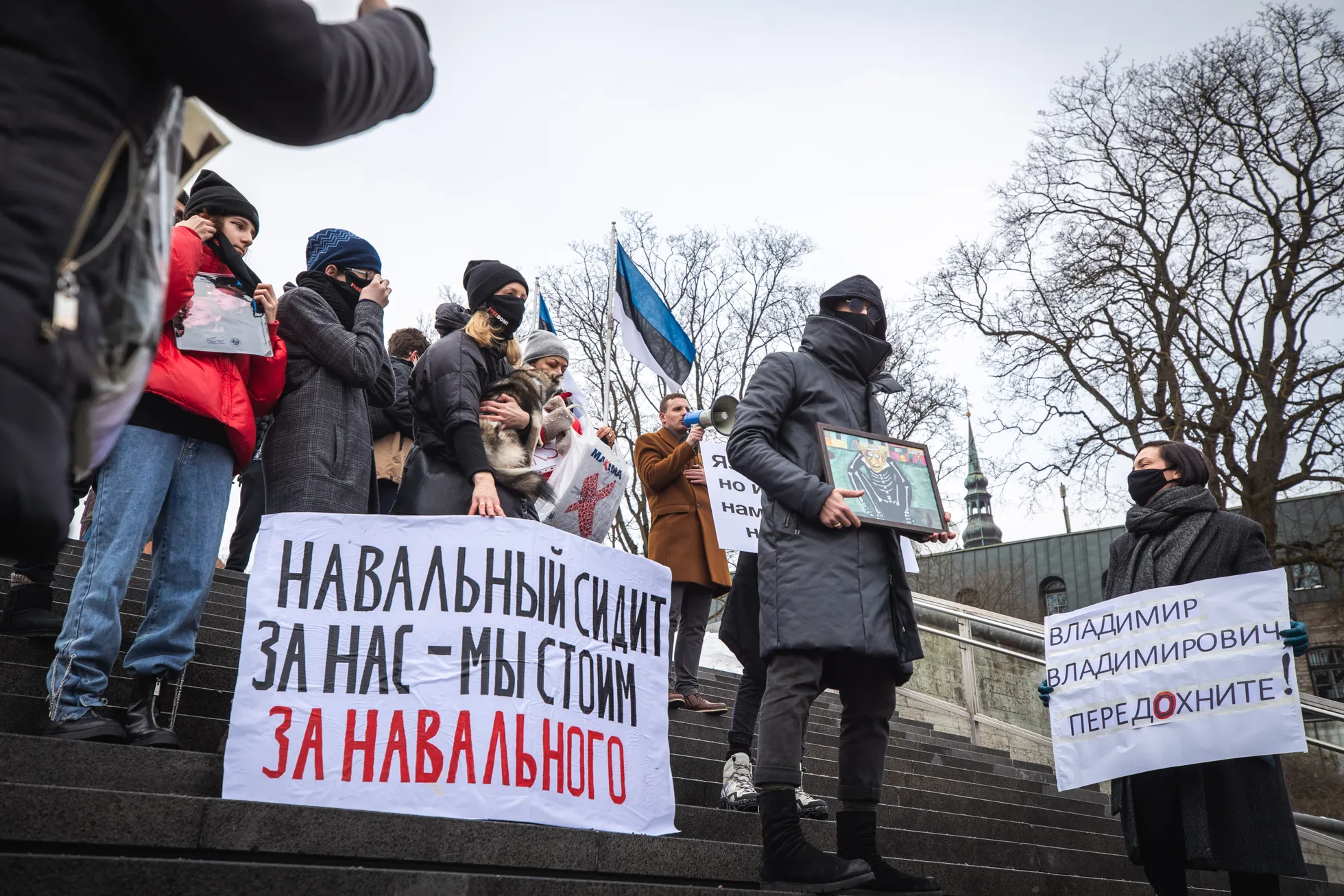 2021.a. meeleavaldus Navalnõi toetuseks.