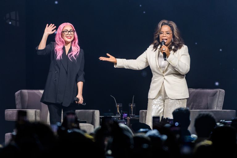 Lady Gaga ning Oprah Winfrey esinemas koos selle aasta alguses Floridas.