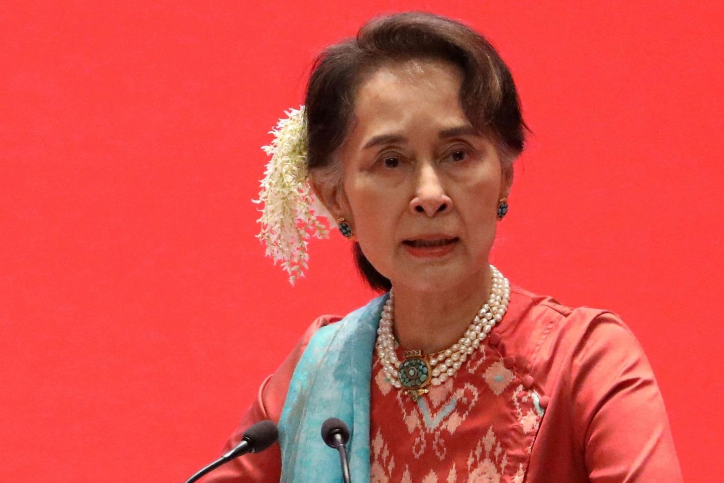 Aung San Suu Kyi 2019. aastal.