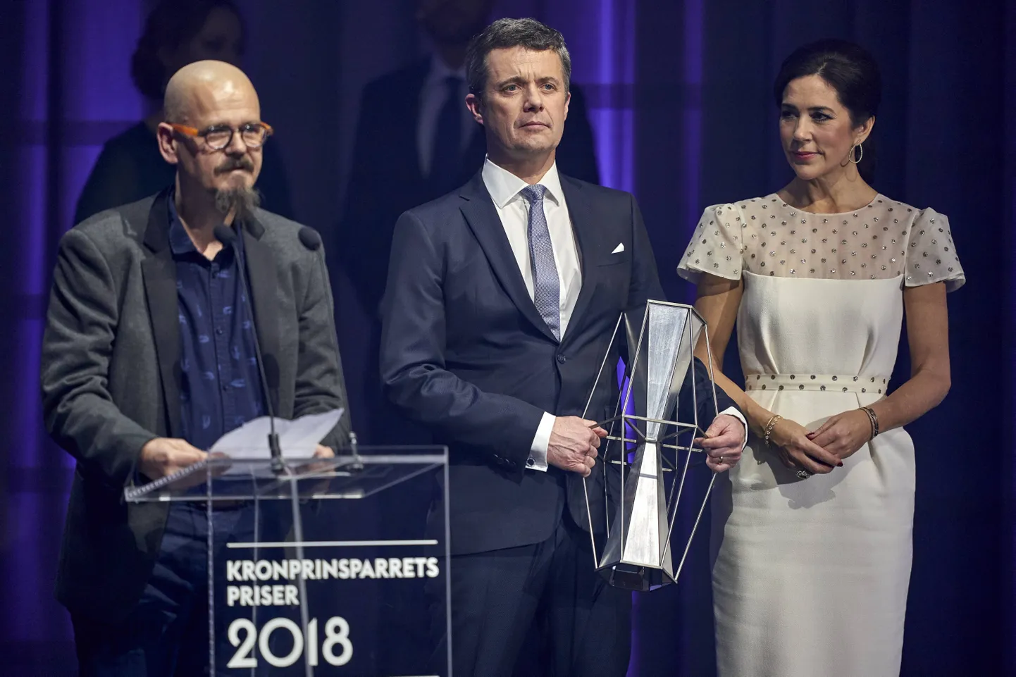 Kim Leine, prints Frederik ja kroonprintsess Mary.