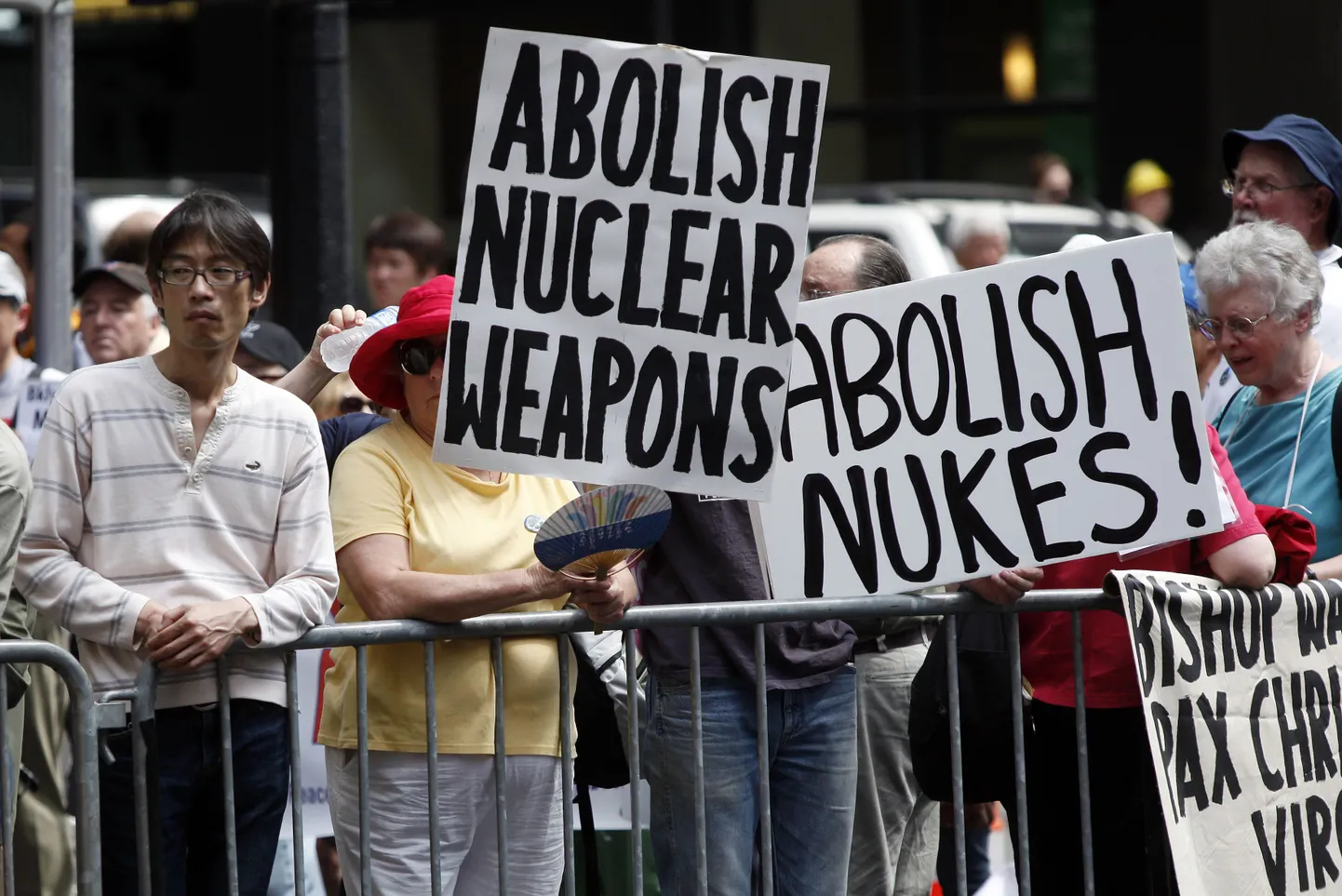 Tuumarelvade vastane meeleavaldus New Yorgis.