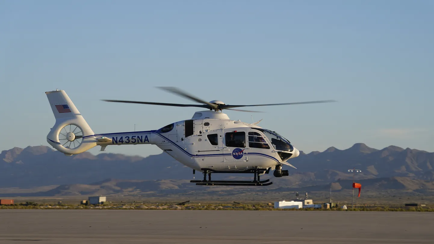 Proovikapsli järele saadetud helikopter Utah osariigis.