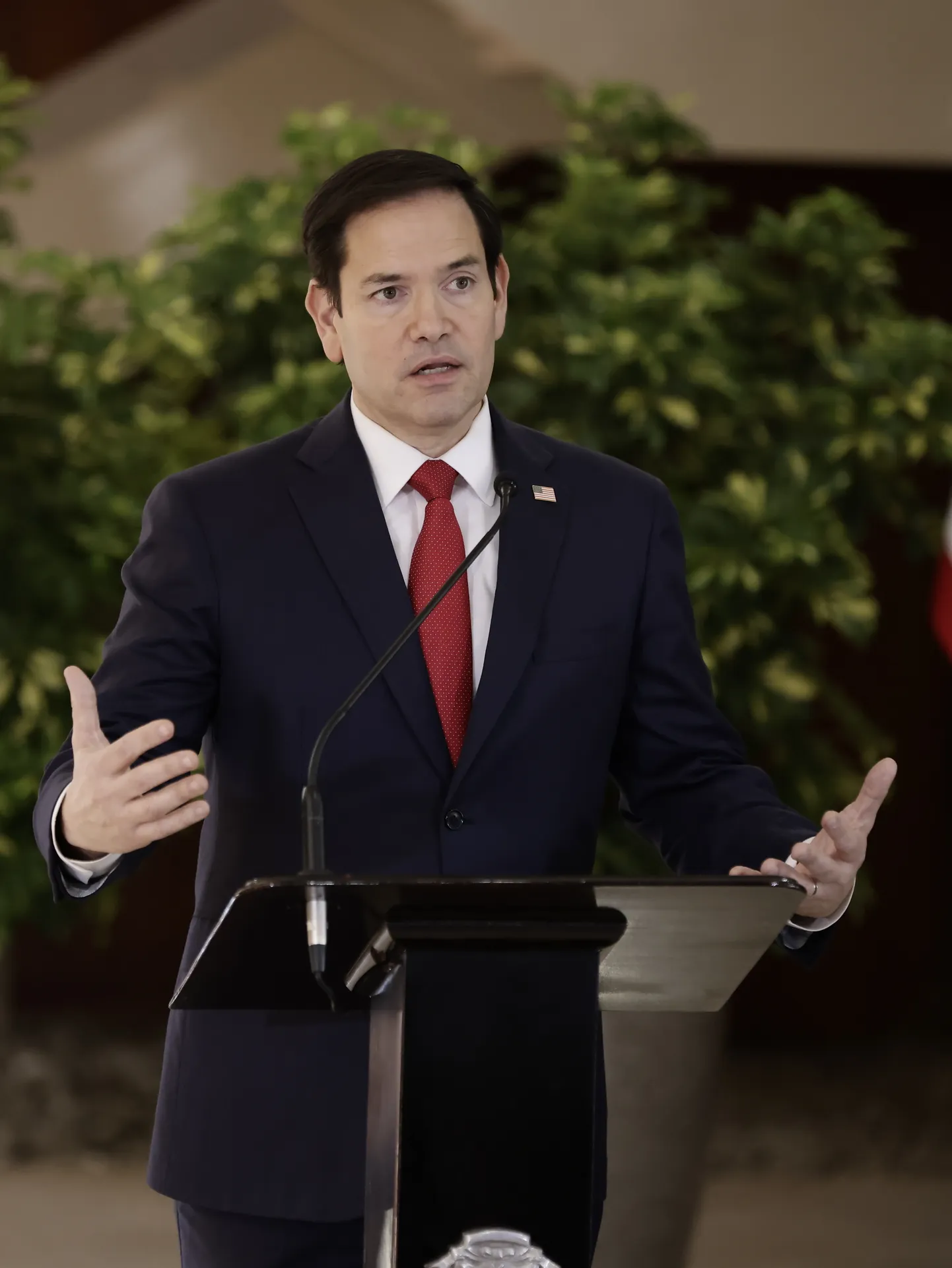 Ameerika Ühendriikide välisminister Marco Rubio Costa Rica visiidil 4. veebruaril 2025.