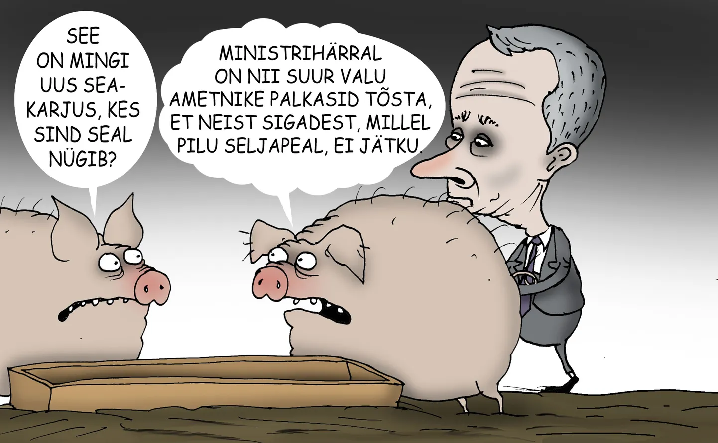 Urmas Nemvalts joonistab.