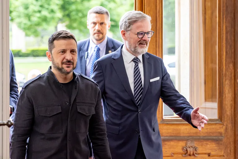 Владимир Зеленский в Чехии.