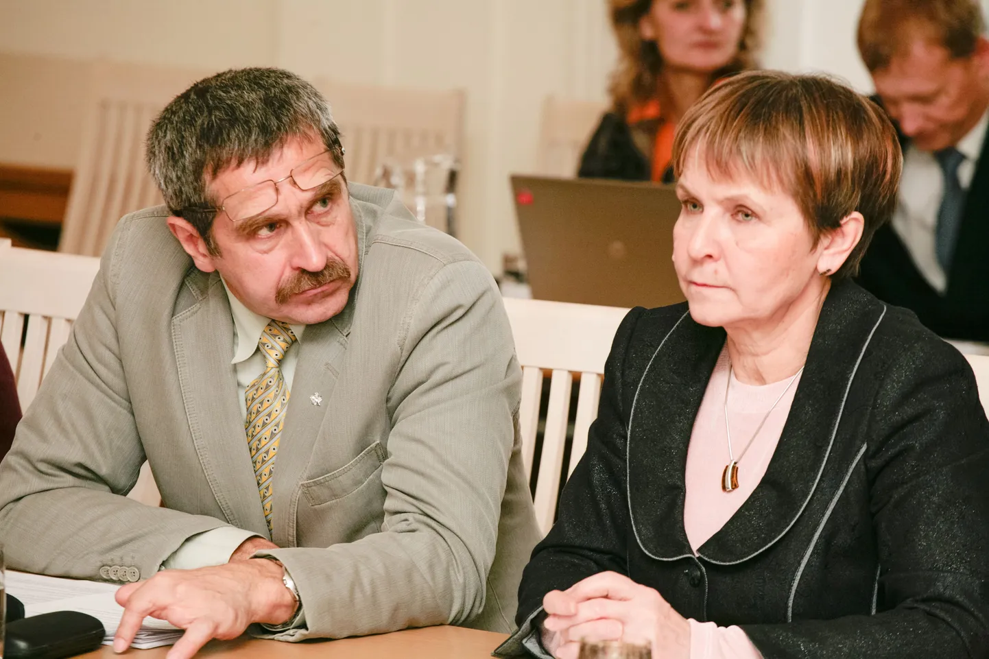 Paide linnavolikogu liikmed Valeri Ivanov ja Kai Kimmel.