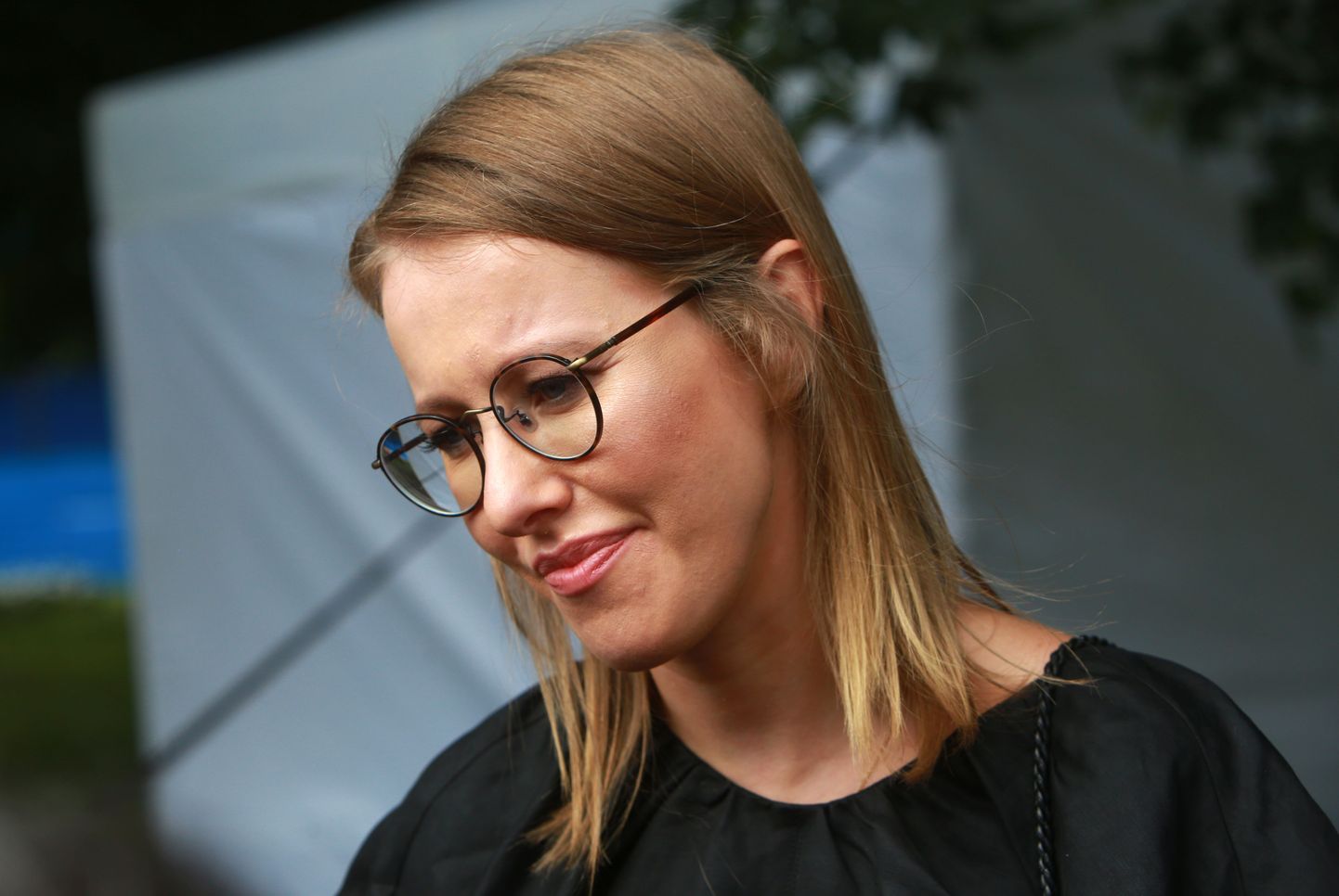 Vene opostisiooniaktivist, telenägu ja Peterburi linnapea tütar Ksenia Sobtšak.