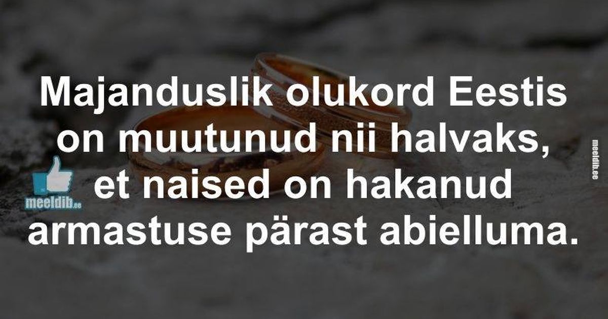 Majanduslik olukord Eestis on muutunud nii halvaks