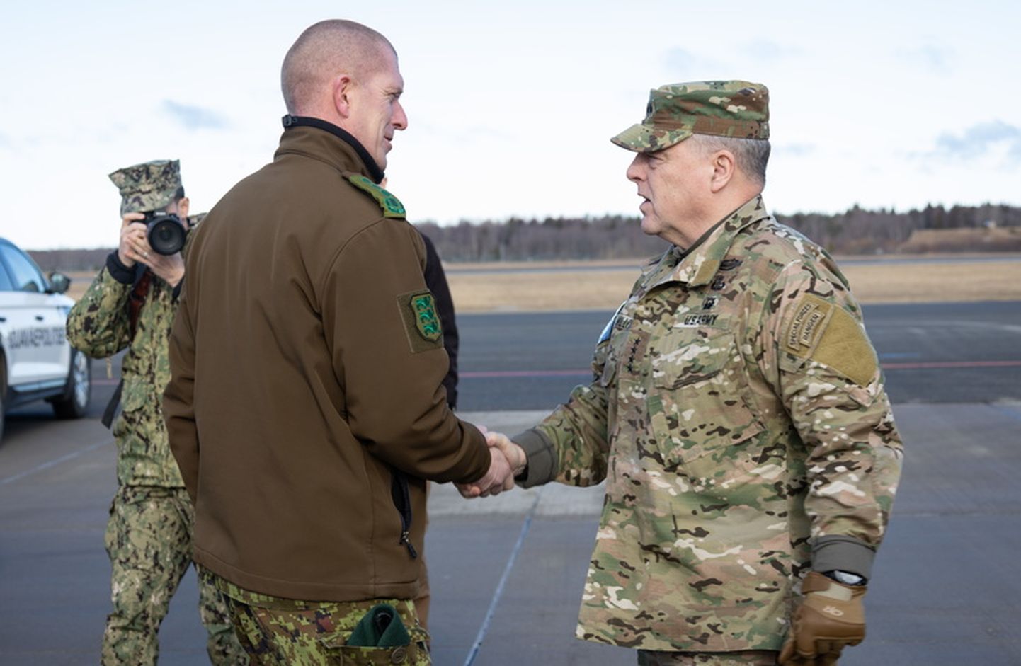 Эстонию посетил высший военачальник вооруженных сил США.