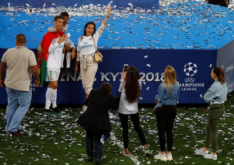 Cristiano Ronaldo, Cristiano Ronaldo Jr ja Georgina Rodriguez