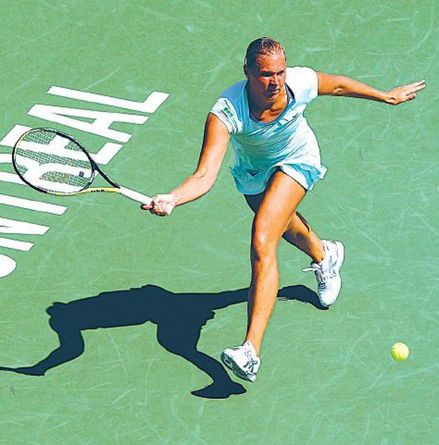 Kaia Kanepi ei suutnud Kim Clijstersile kolmandas ringis väärilist konkurentsi pakkuda.