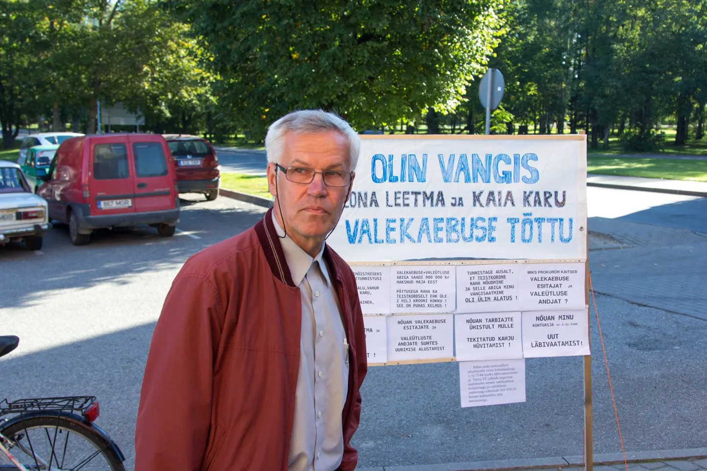 Olev Tomson avaldas Tõrvas meelt