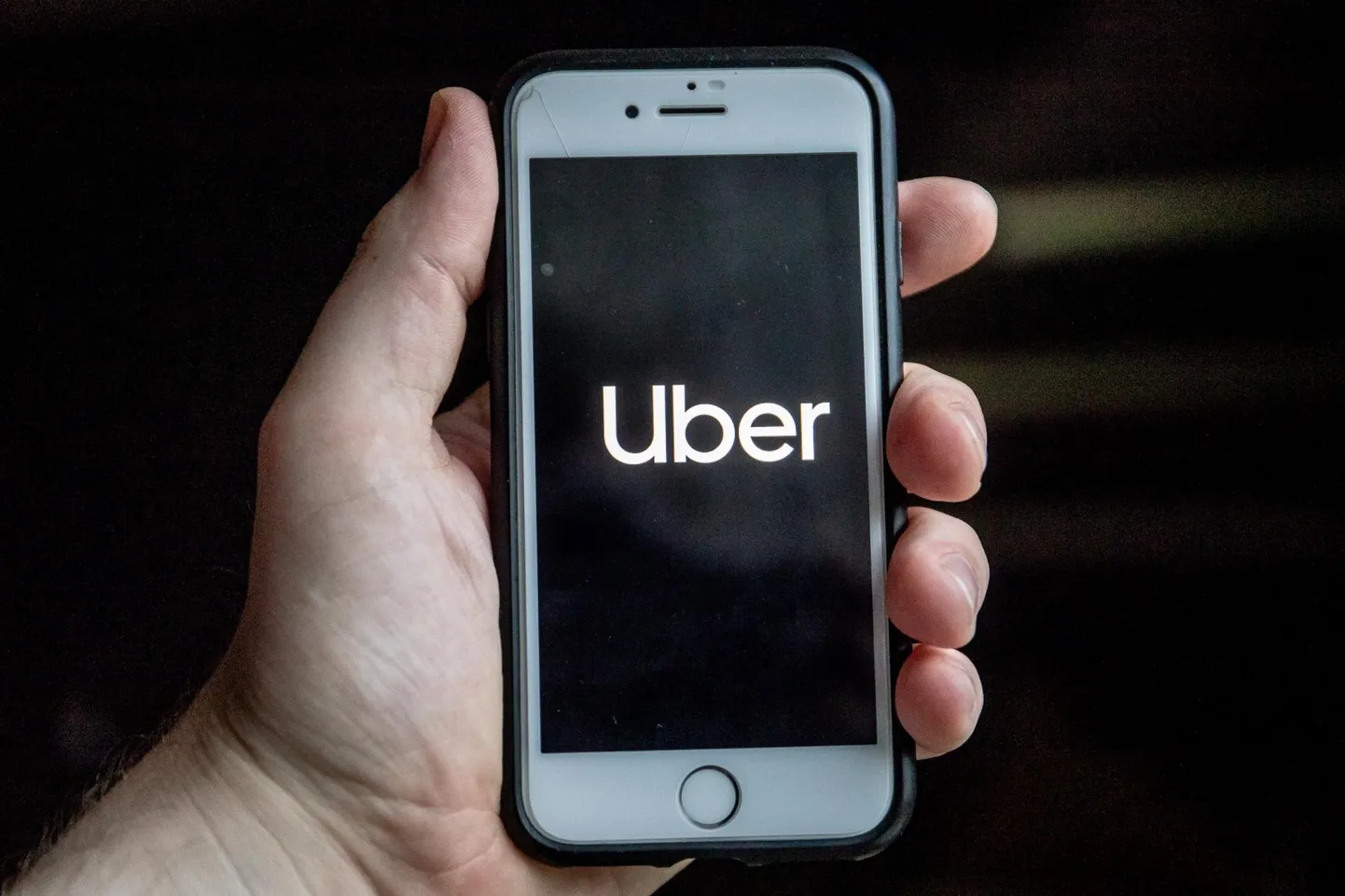 Uberi mobiiliäpp.