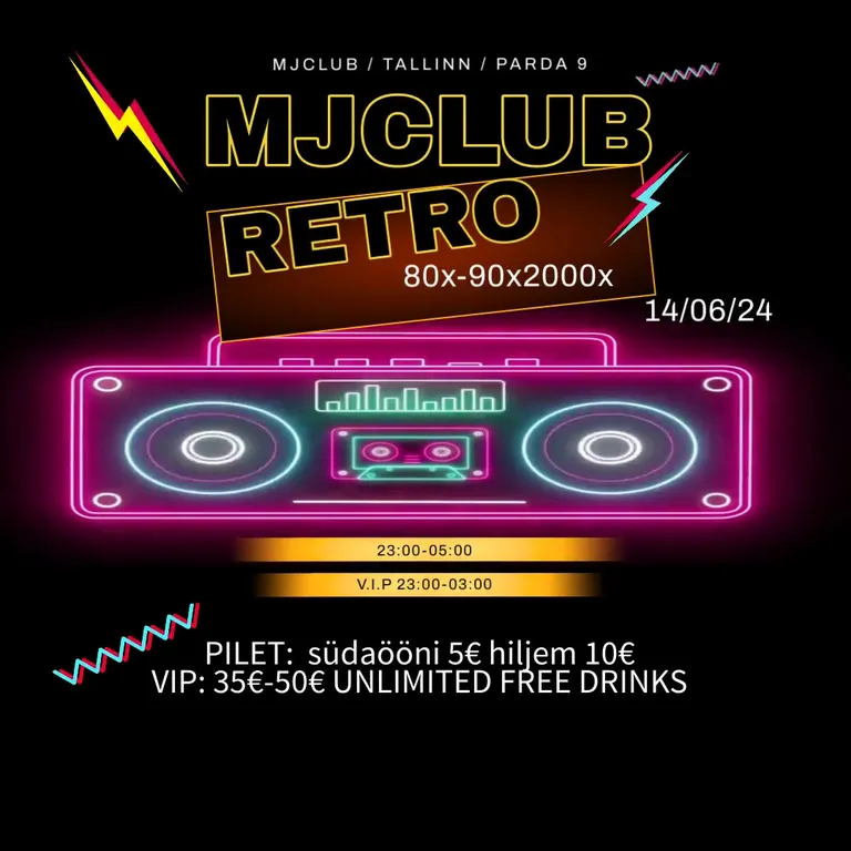Вечеринка RETRO в MJClub.