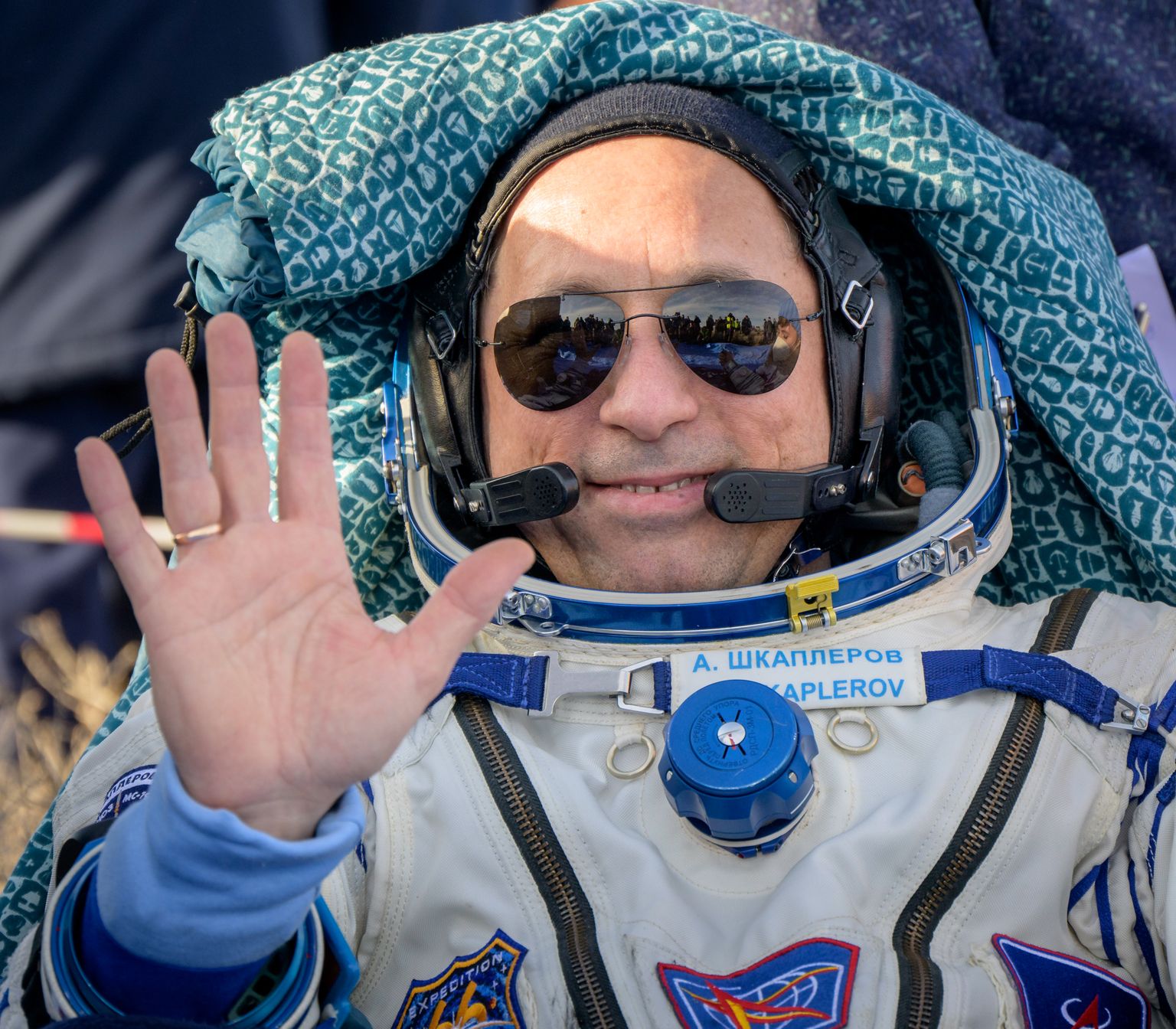 Vene kosmonaut Anton Šaplerov märtsis, 2022.