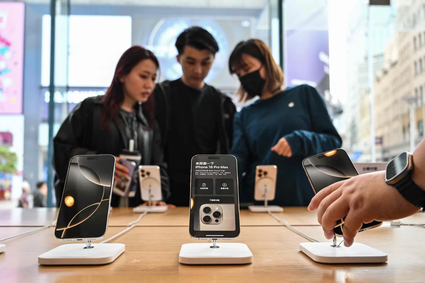 Apple'i pood Shanghais.