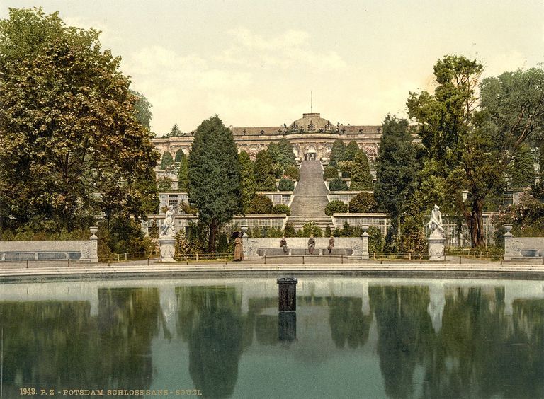 Sanssouci 1900. See vaade on jäänud tänapäevani muutumatuks.