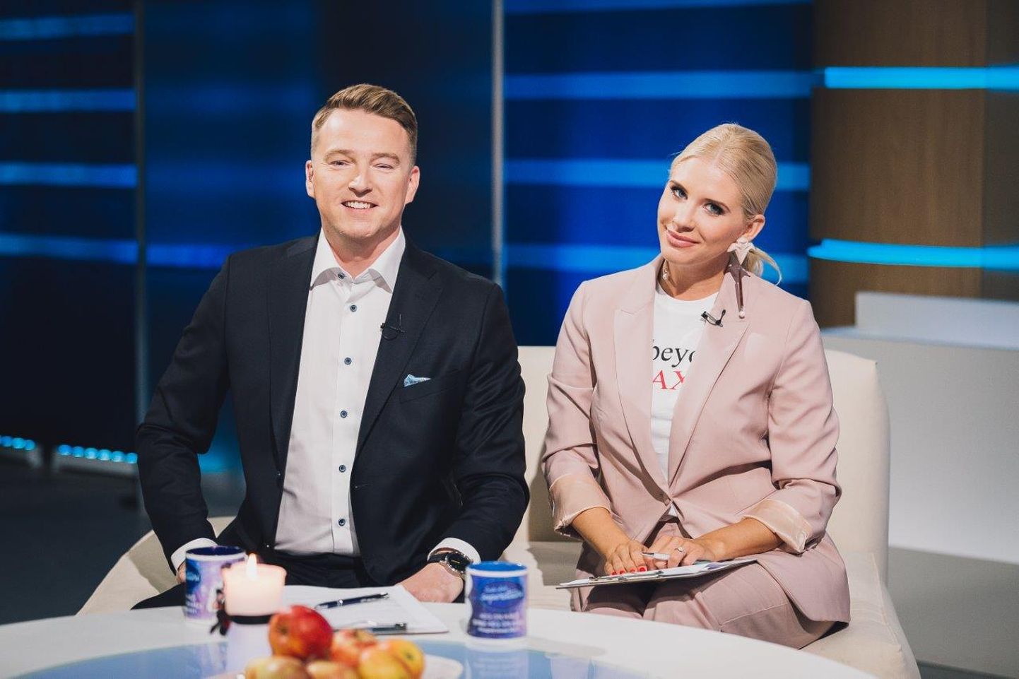 TV3 uudisteankrud Marek Lindmaa ja Kethi Uibomägi