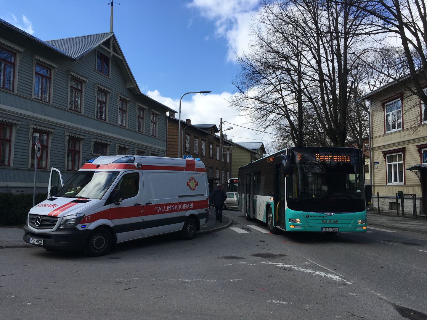 Liiklusõnnetus Põhja-Tallinnas.