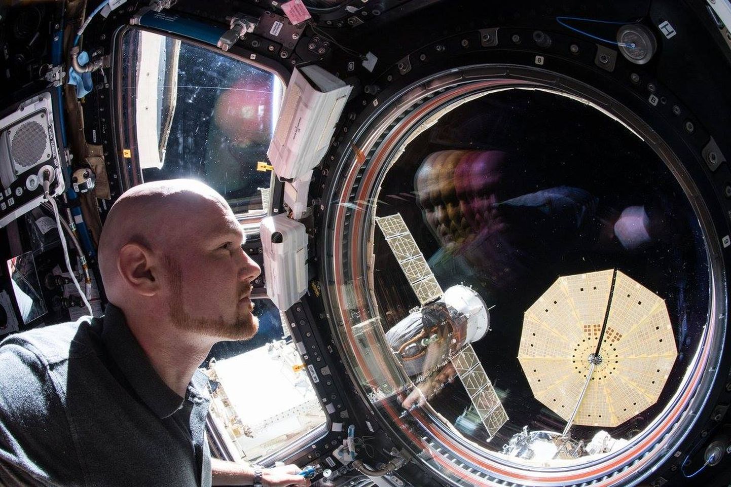 Alexander Gerst Rahvusvahelises Kosmosejaamas.