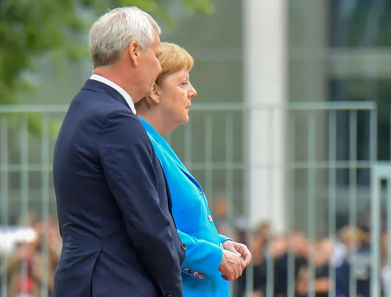 Saksa kantsler Angela Merkel võttis 10. juulil 2019 Berliinis vastu Soome peaministri Antti Rinne