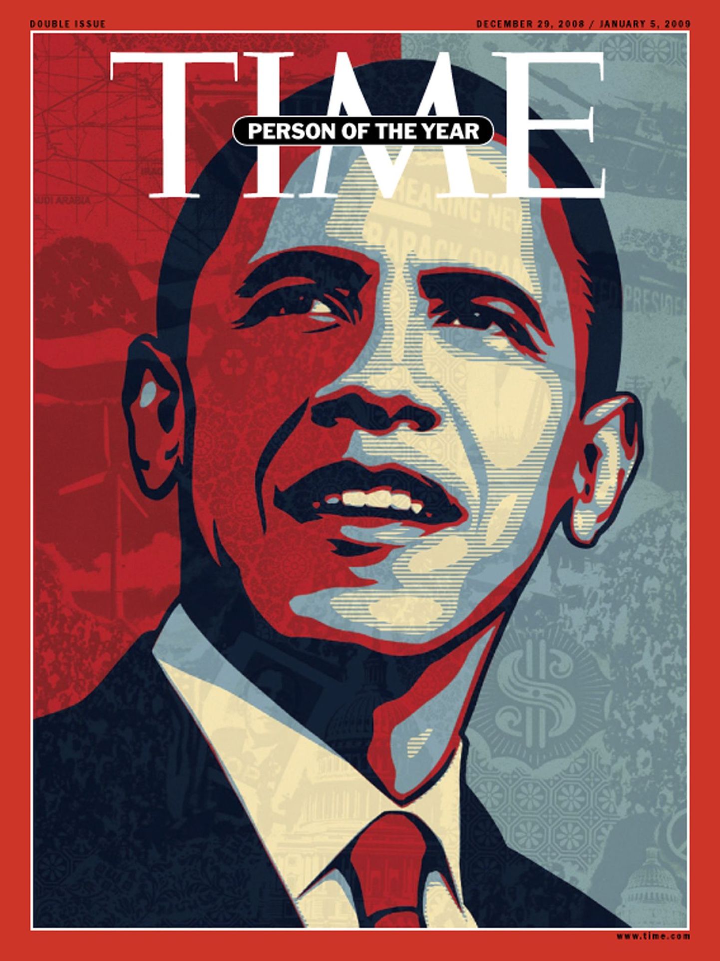 Barack Obama on Time'i aasta inimene 2008.