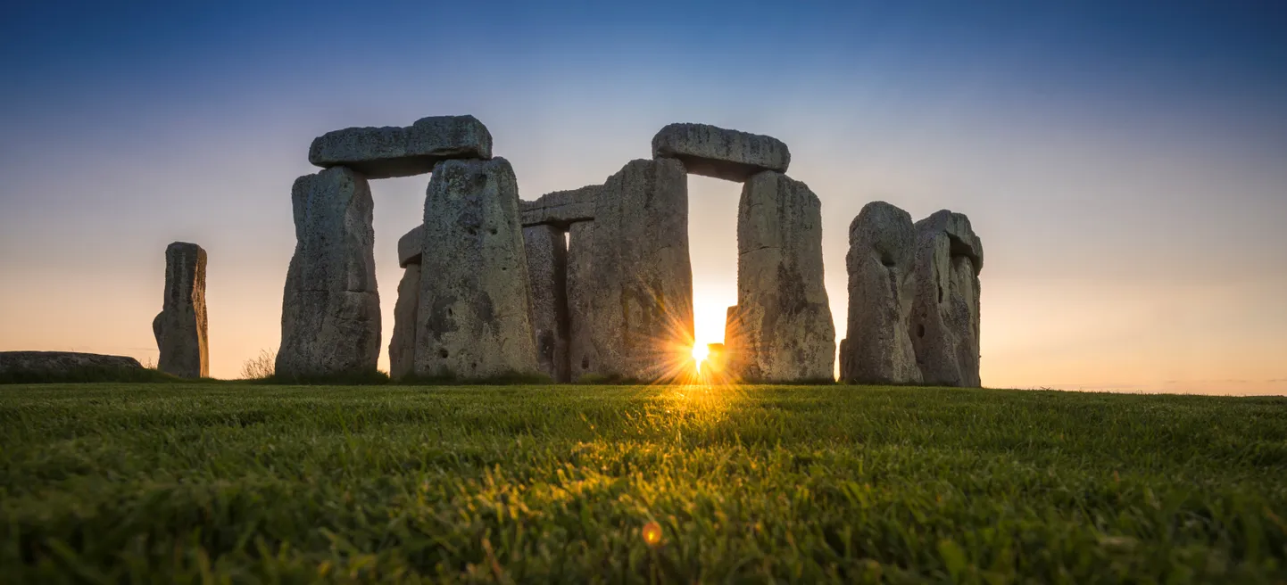 Megaliitehitis Stonehenge, mis asub Suurbritannias Wiltshire'is Salisbury tasandikul.