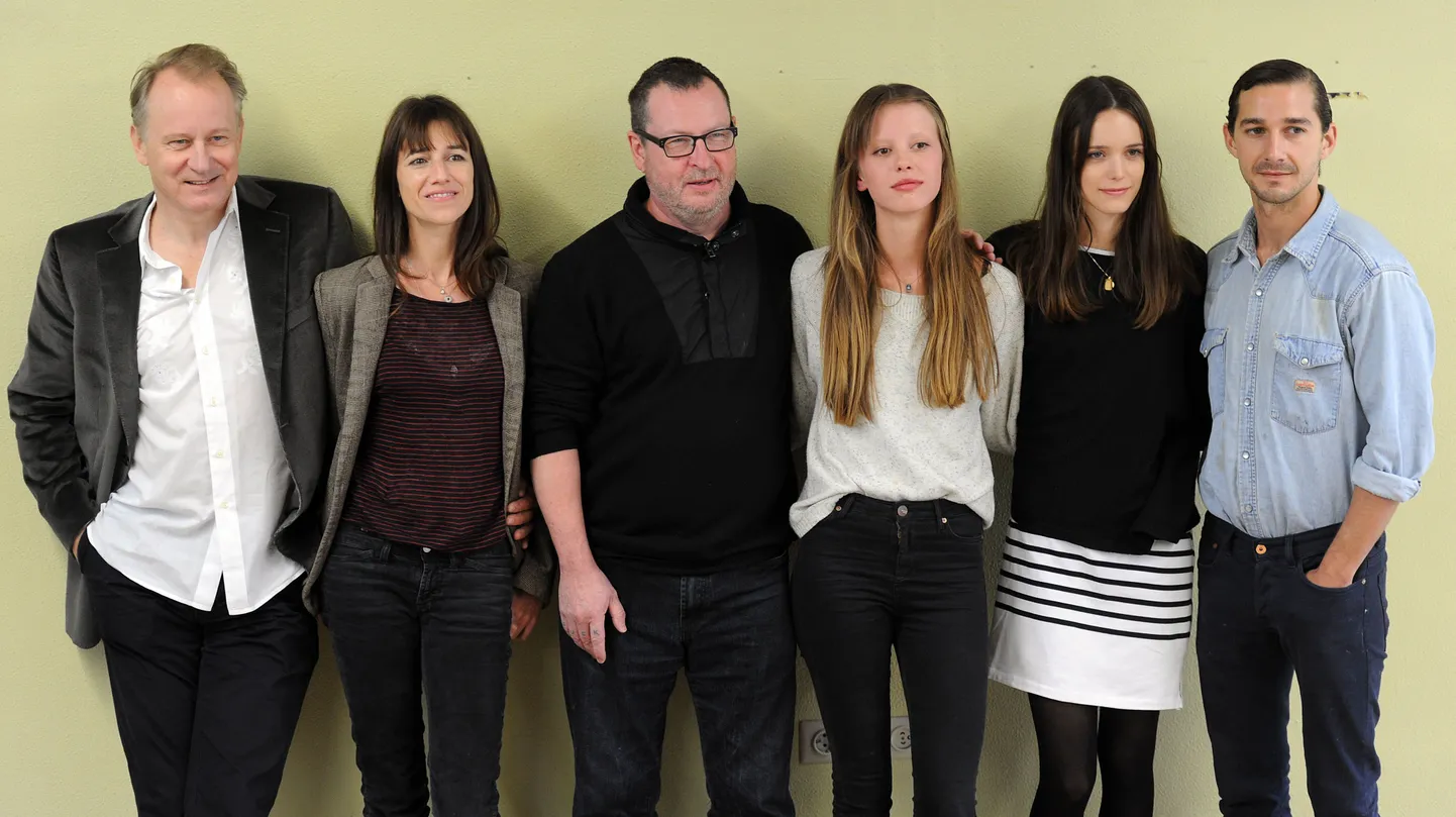 Stellan Skarsgard, Charlotte Gainsbourg, Lars von Trier, Mia Goth, Stacy Martin, Shia LaBeouf