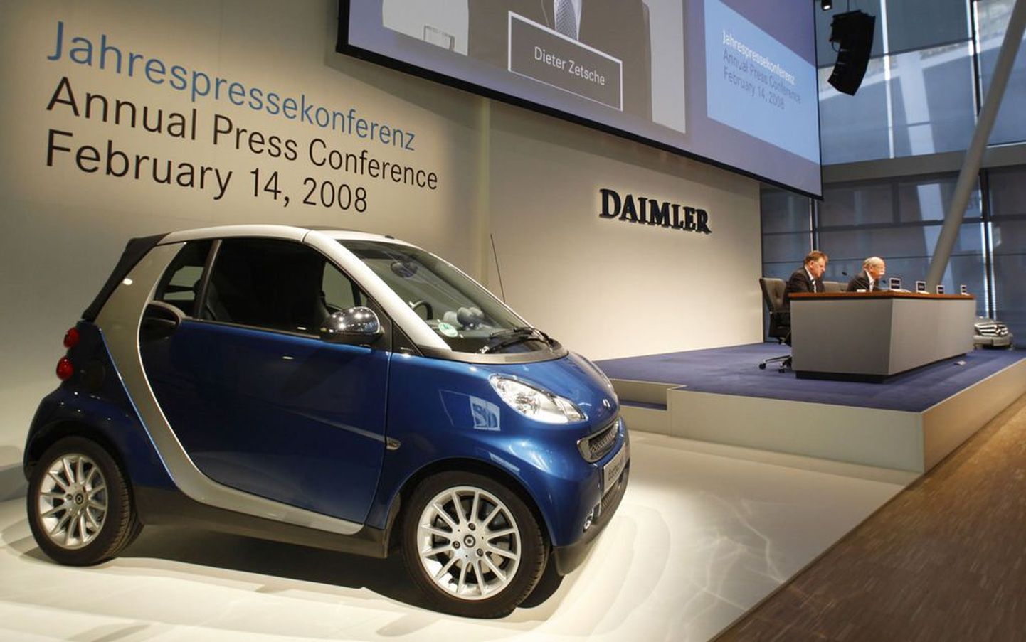 Smart autofirma Daimler avalikul pressikonverentsil