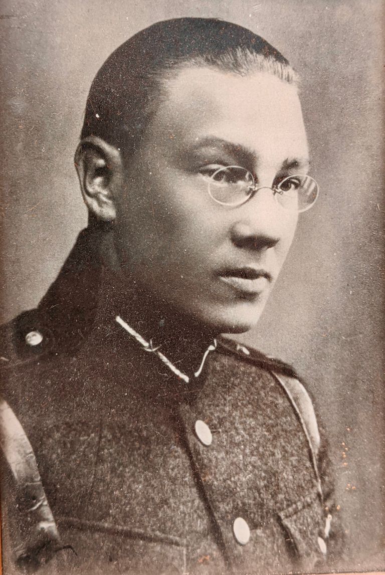 Latviešu strēlnieks Eduards Krauksts 1916. gadā.