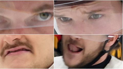 TESTS ⟩ Vai atpazīsi hokejistus, redzot tikai vienu ķermeņa daļu?