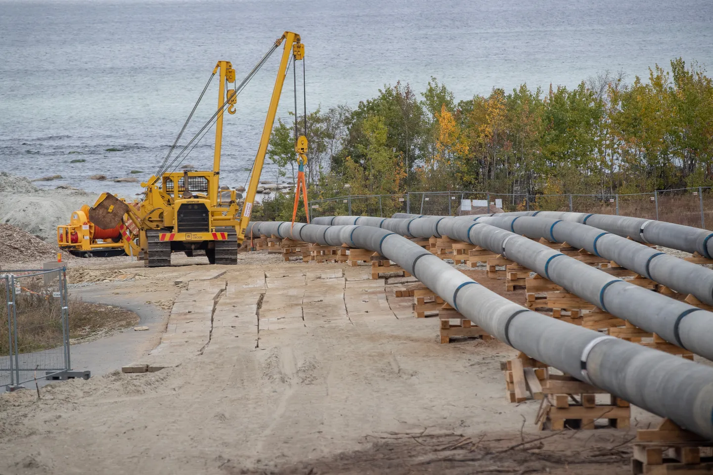 Paldiski LNG kai ehitus.