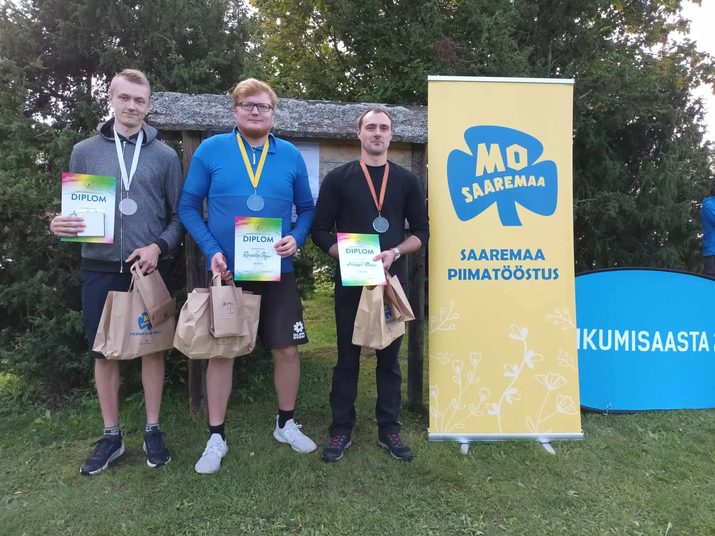 Vasakult Martin Sepp, Ronald Paju ja Mihkel Põder
