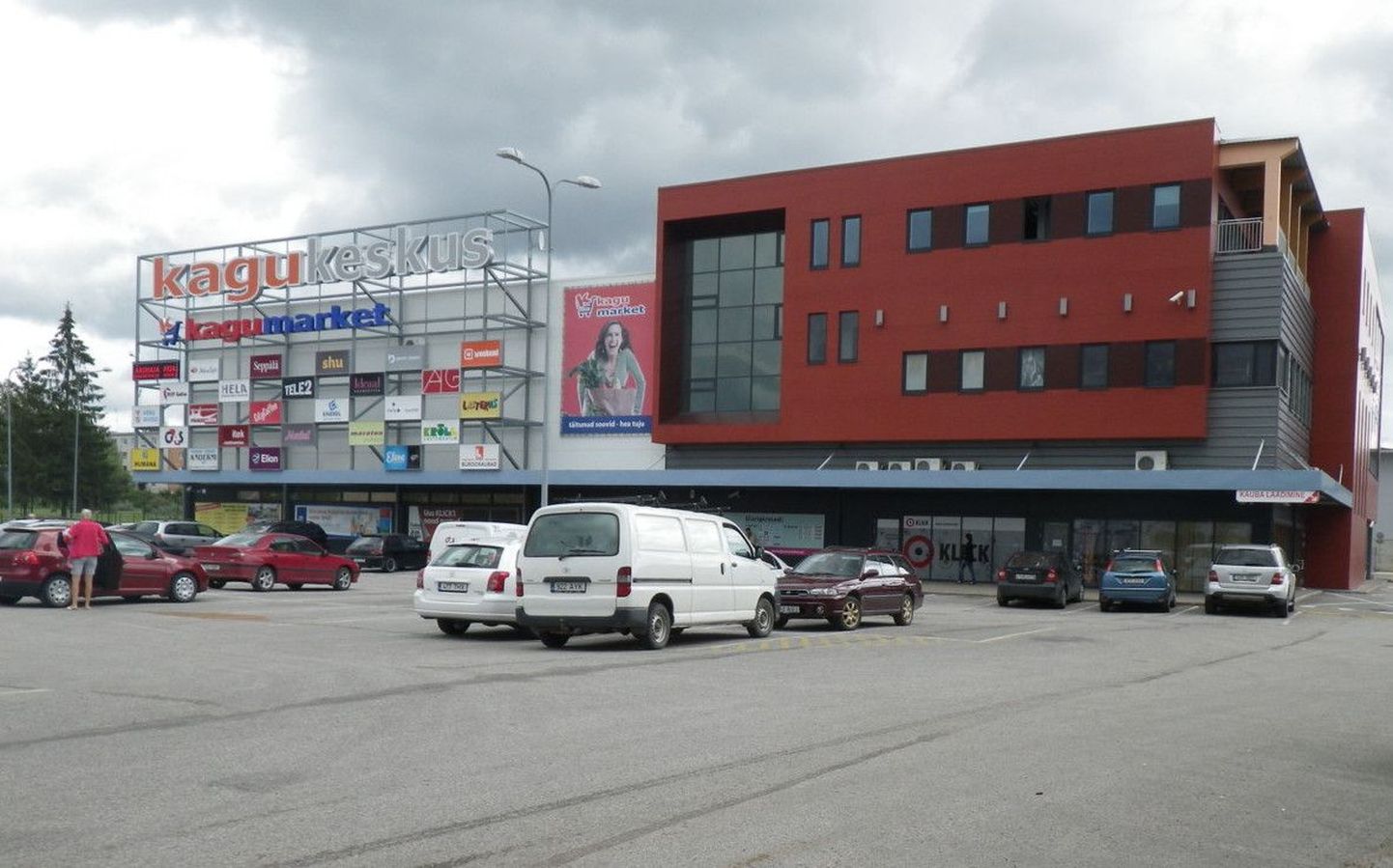 Võru suurim kaubanduskeskus Kagukeskus.