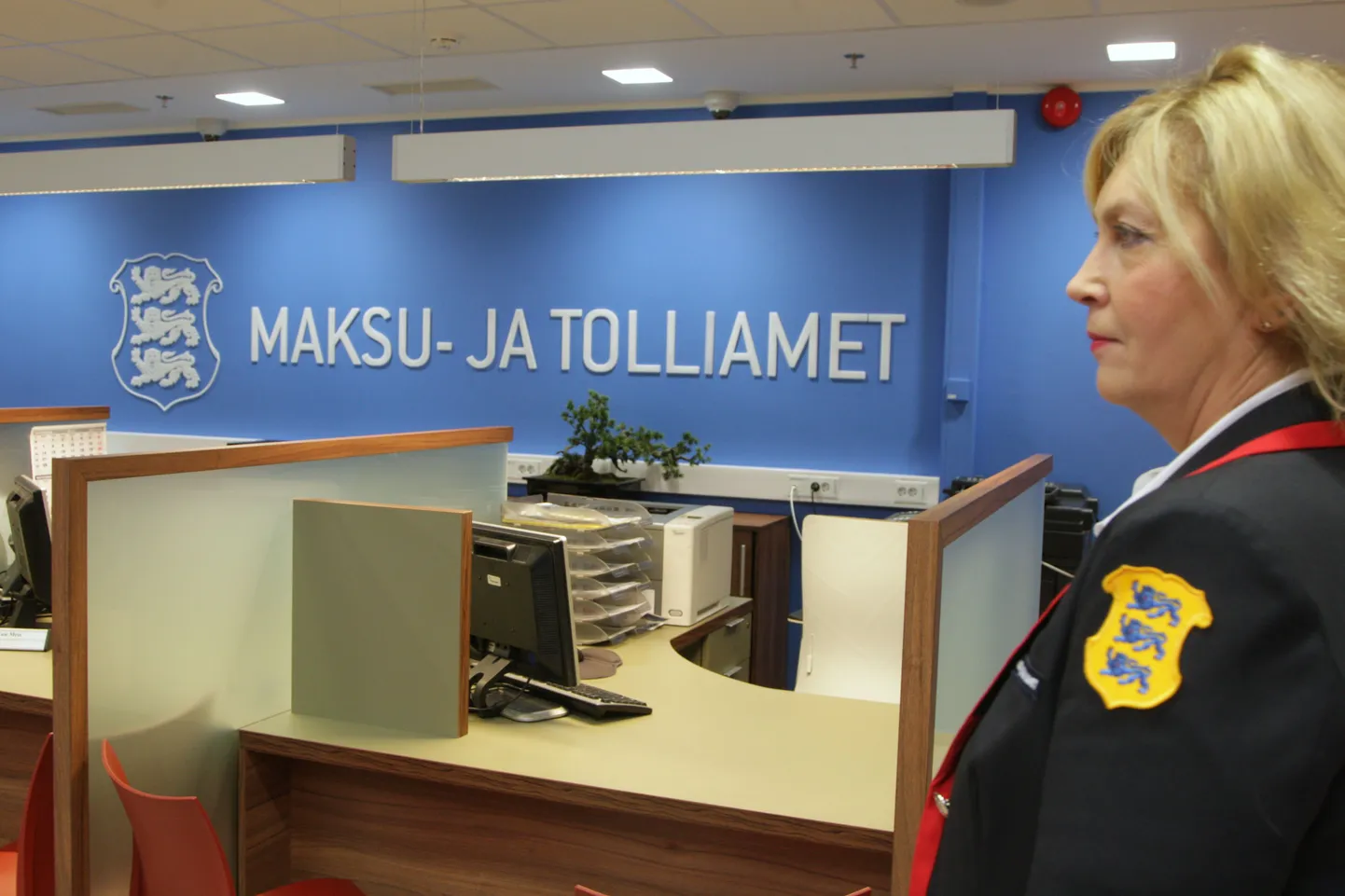 Maksu- ja tolliameti teenindussaal Ülemiste Citys.