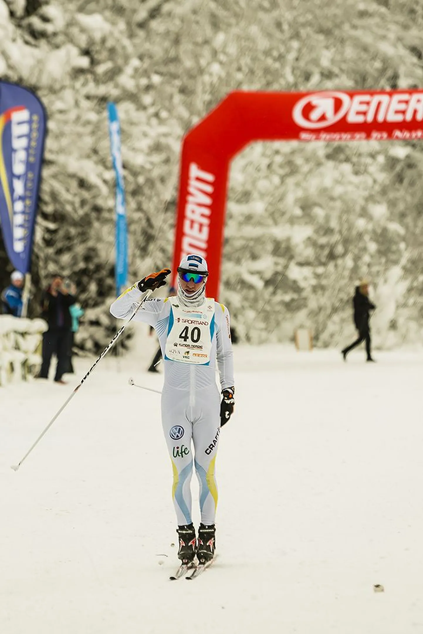 Viru maratoni võitja Morten Priks.
