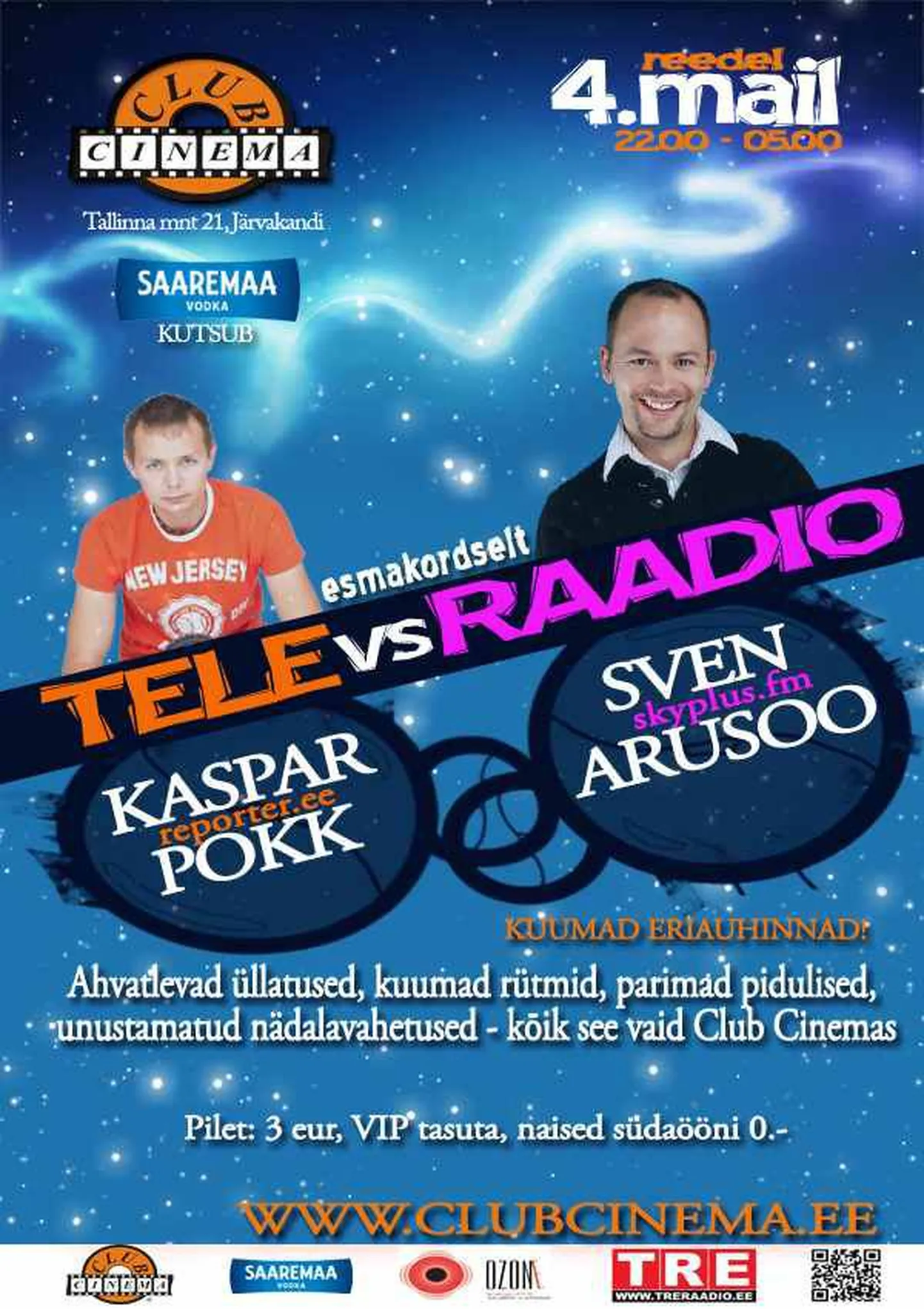 Club Cinemas läheb reedel duelliks!