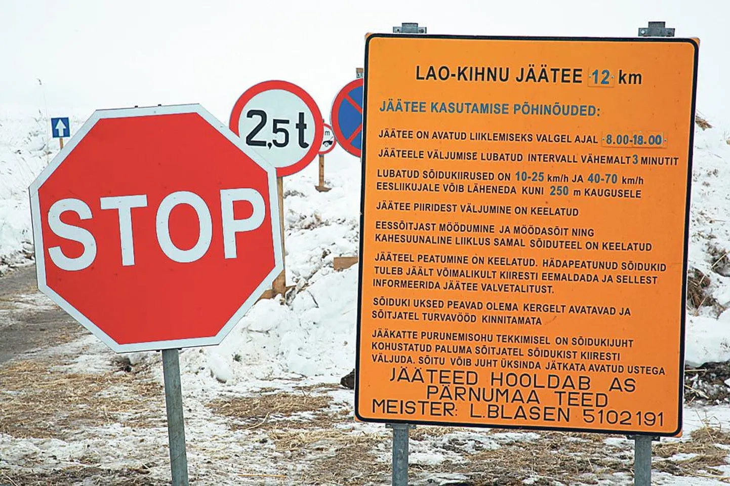 Munalaiu sadama teelt Lao alt algab 12 kilomeetri pikkune, 25. veebruaril avatud jäätee Kihnu. Reeglid loeb tark enne edasisõitu läbi.