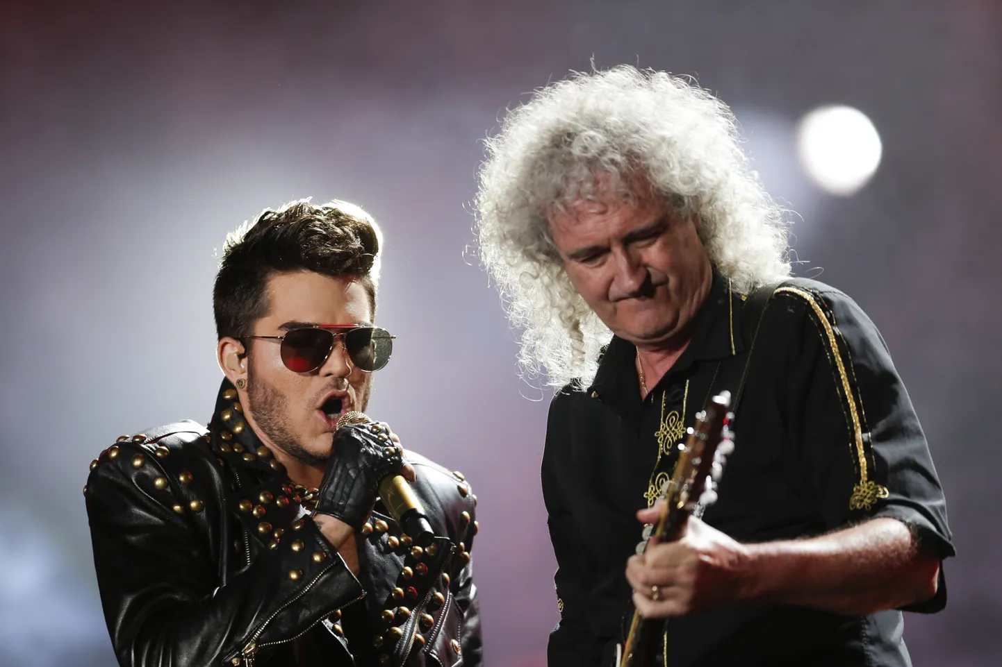 Adam Lambert ja Brian May.