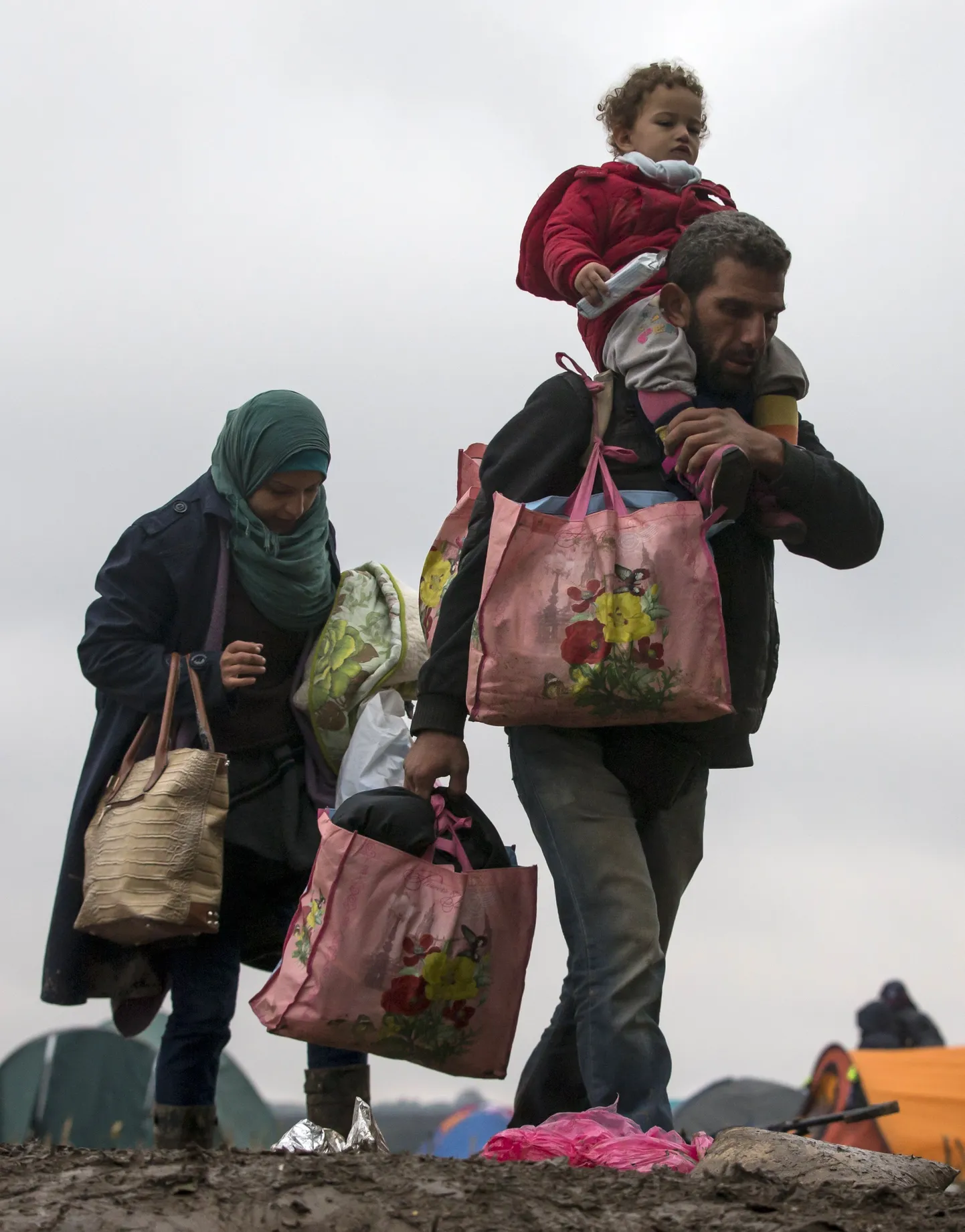 Serbiast Horvaatiasse teel olev pere mullu oktoobris kahe naaberriigi suhted teravaks muutnud rändekriisi haripunkti ajal.