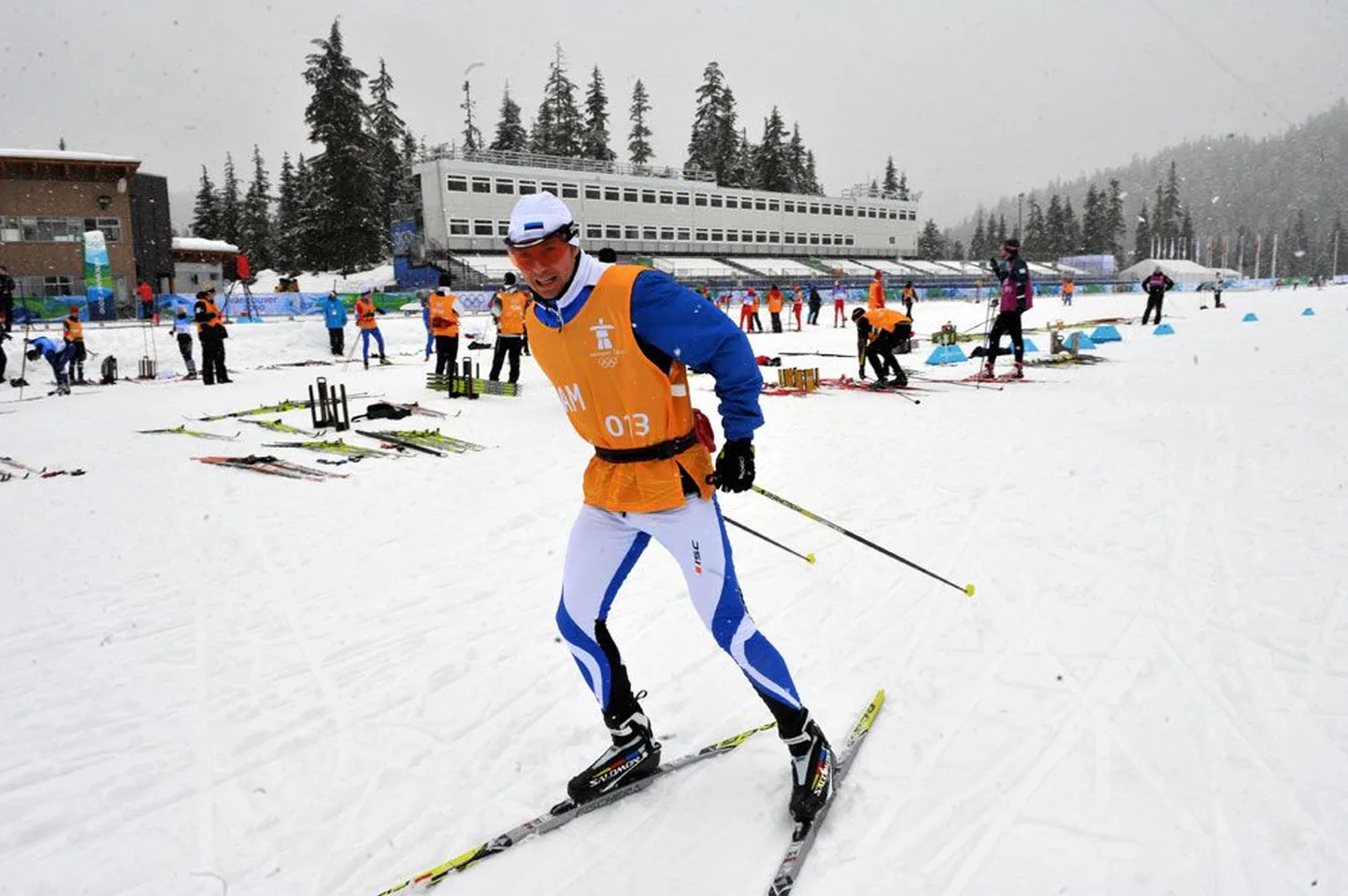 Eesti murdmaasuusakoondise hooldemees Raul Seema.