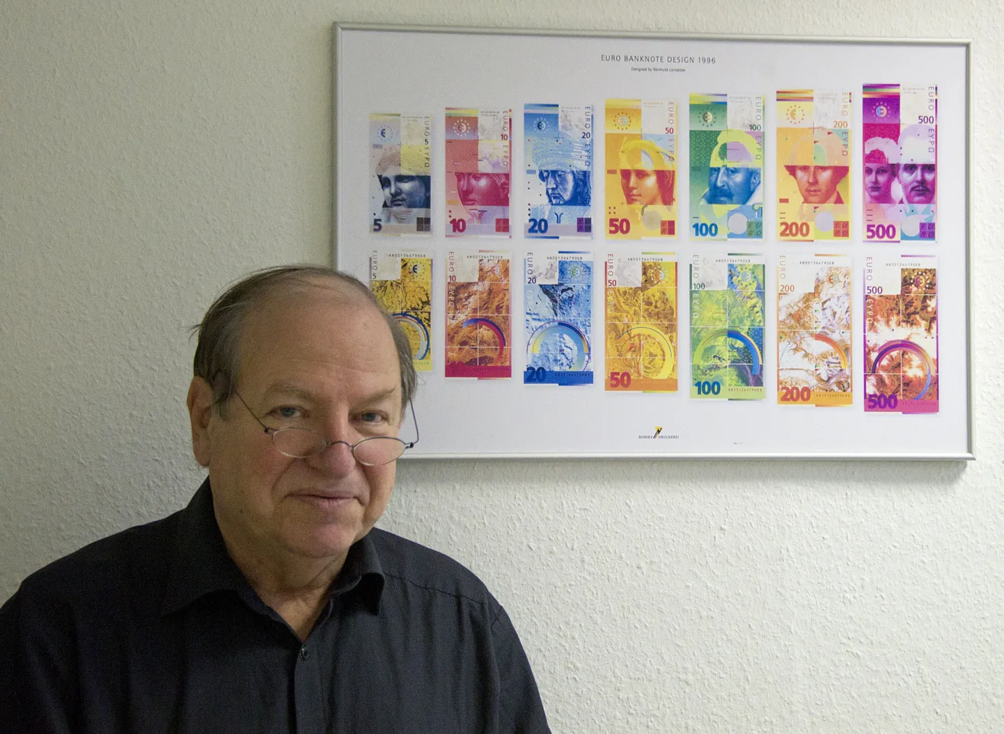 Saksa disainer Reinhold Gerstetter demonstreeris oma euroküpüüre juba 1996. aastal.
